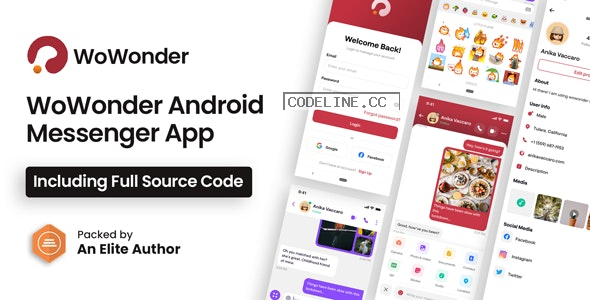 WoWonder Android Messenger v4.8 – Mobile Application for WoWonder Social Script