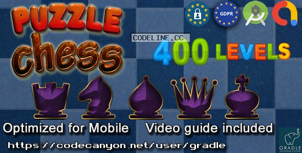 Chess Puzzle 400 (Admob + GDPR + Android Studio)