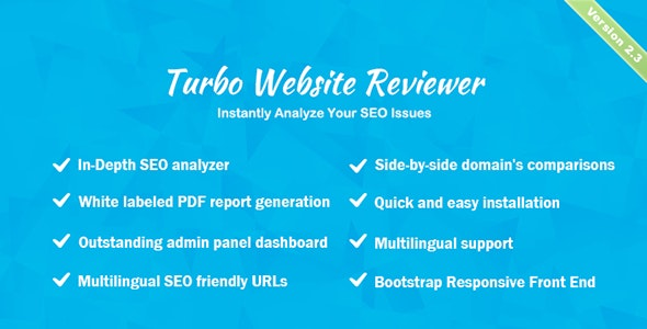 Turbo Website Reviewer v2.3 – In-depth SEO Analysis Tool
