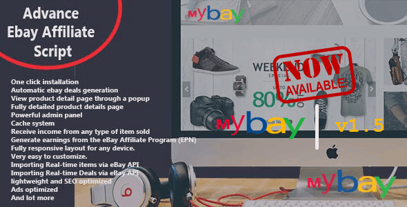 Mybay v1.5 – Fully Automated Advanced eBay Affiliate Script