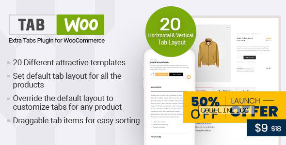 TabWoo v1.0.9 – Custom Product Tabs for WooCommerce