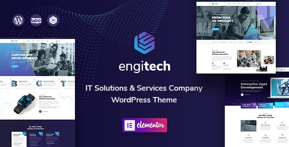 Engitech v1.4.2 – IT Solutions & Services WordPress Theme