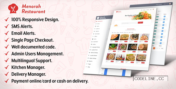 Menorah Restaurant v1.0.1 – Restaurant Food Ordering System