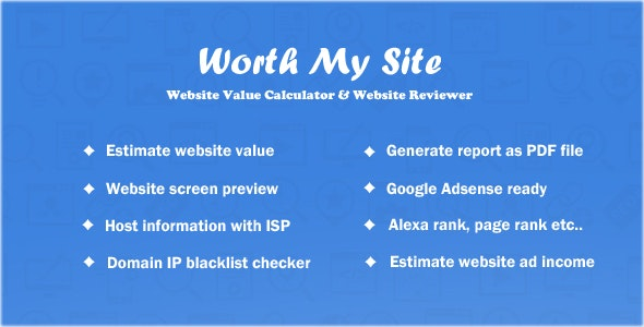 Worth My Site v1.9.9 – Website Value Calculator