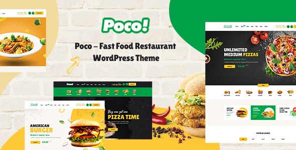 Poco v1.9.4 – Fast Food Restaurant WordPress Theme