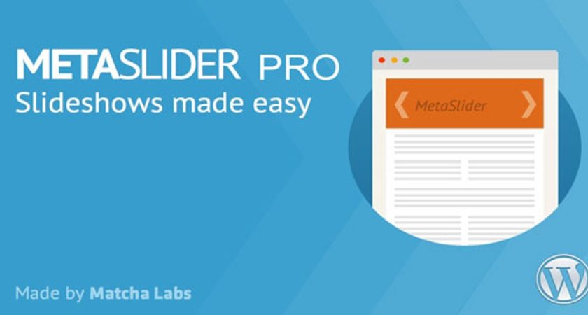 MetaSlider Pro v2.18.8 – WordPress Plugin