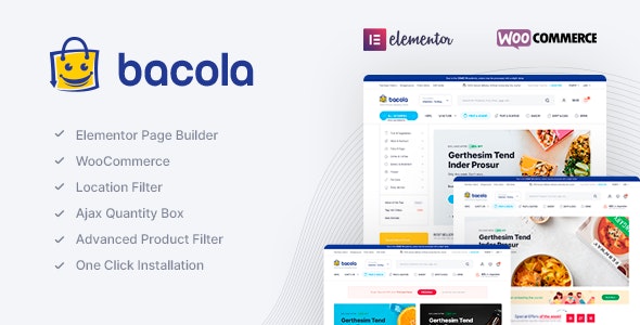 Bacola v1.1.5 – Grocery Store and Food eCommerce Theme