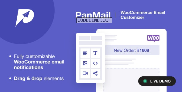 PanMail v1.1.0 – WooCommerce Email Customizer