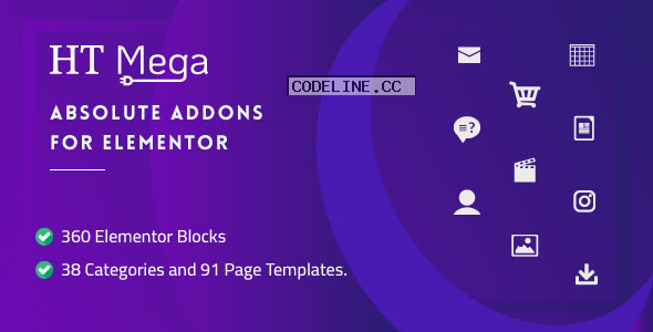 HT Mega Pro v1.4.2 – Absolute Addons for Elementor Page Builder