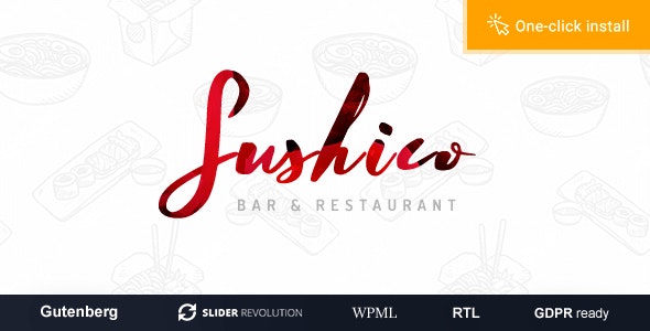 Sushico v1.0.7 – Sushi and Asian Food Restaurant WordPress Theme