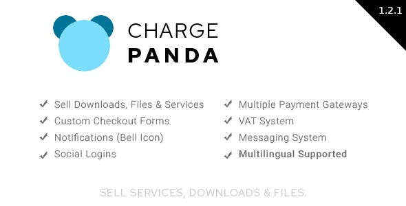 ChargePanda v1.2.2 – Sell Downloads, Files and Services (PHP Script)