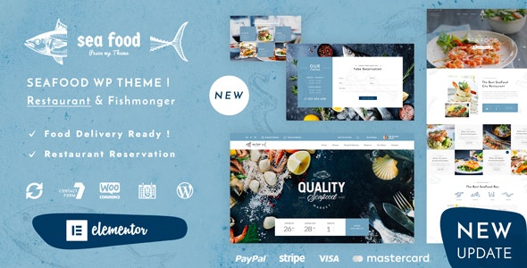 Pesce v1.4 – Seafood Restaurant WordPress Theme