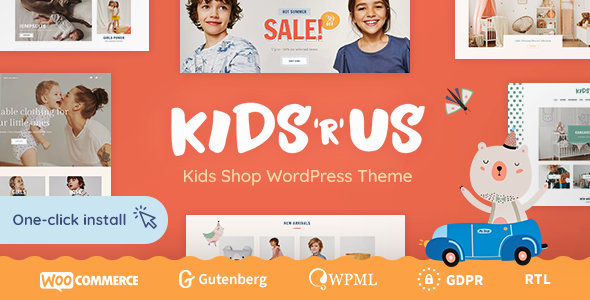 Kids R Us v1.0.6 – Toy Store and Kids Clothes Shop Theme