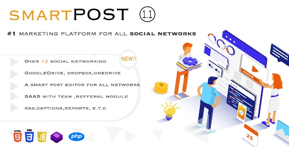 Smart Post v1.3 – Social Marketing Tool