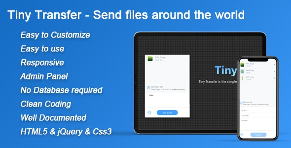 TinyTransfer v1.0 – Send files around the world