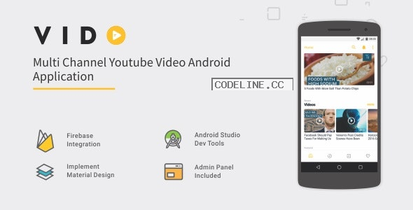 Vido v2.1 – Android Youtube Multi Channel