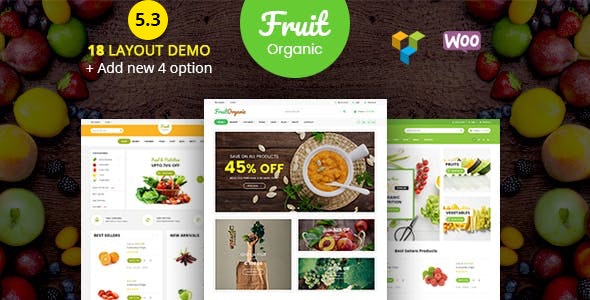 Food Fruit v6.3 – Organic Farm, Natural RTL Responsive WooCommerce WordPress Theme