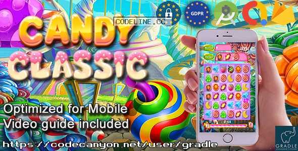 Candy Classic (Admob + GDPR + Android Studio) – 8 July 2023