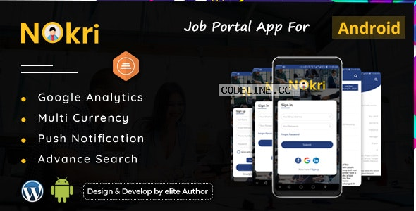 Nokri v2.2.7 – Job Board Native Android App