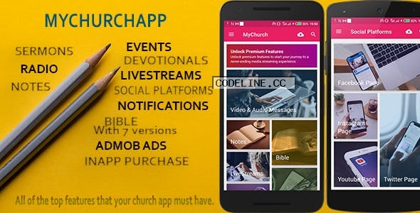 My Church App – Android & IOS Flutter Church Application – 15 July 2023