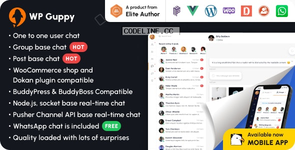 WP Guppy v3.7 – A live chat plugin for WordPress