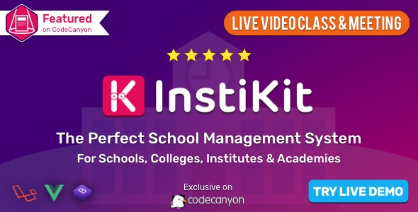InstiKit School v2.9.0 – School Management System & School ERP