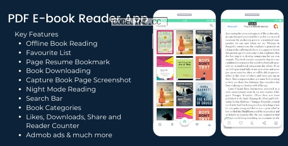PDF Ebook Reader App + Admin App v1.0