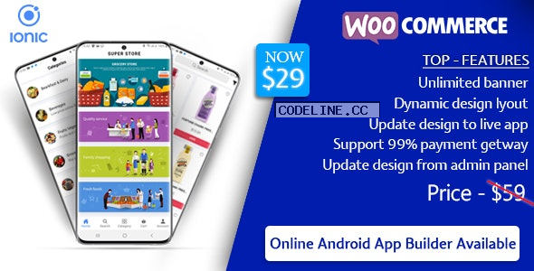 Quick Order flutter mobile app for woocommerce with multivendor features v1.0.0