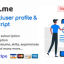 Profile.me v1.8 – Saas Multiuser Profile & Resume Script