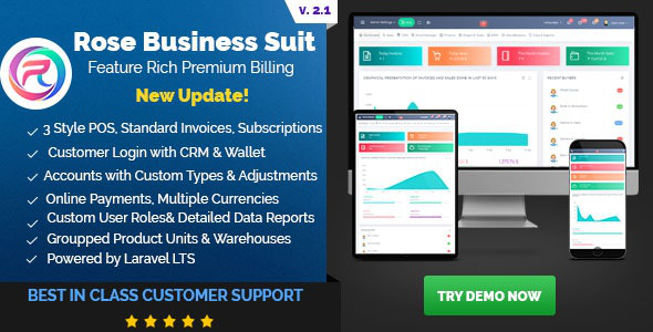 Rose Business Suite v2.1 – Accounting, CRM and POS Software