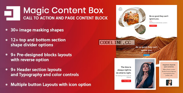 Magic Content Box v1.0.0 – Page Content Builder Gutenberg Block for WordPress