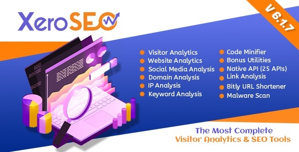 XeroSEO v6.1.7 – The Most Complete Visitor Analytics & SEO Tools