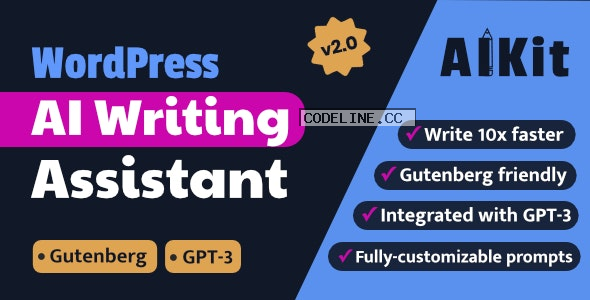 AIKit v2.0.4 – WordPress AI Writing Assistant Using GPT-3