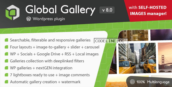 Global Gallery v8.0 – WordPress Responsive Gallery