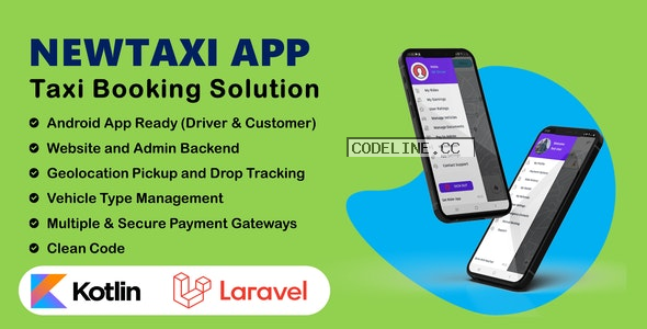 NewTaxi App v1.4 – Online Taxi Booking App With Admin Panel