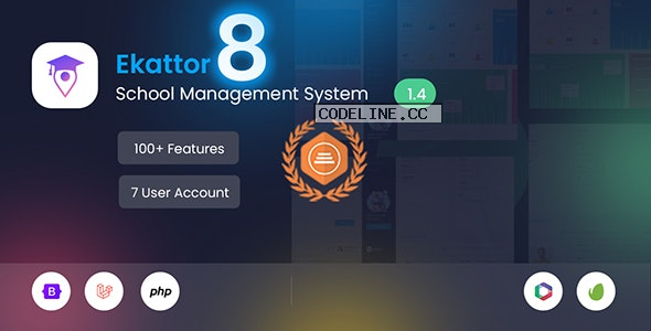 Ekattor 8 v1.4 – School Management System (SAAS)