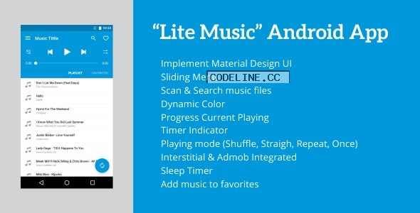 Lite Music v5.1 – Android Music Player