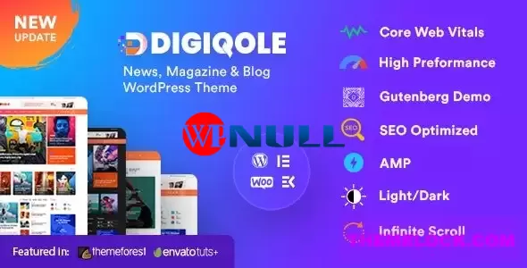 Digiqole v2.1.1 – News Magazine WordPress Theme