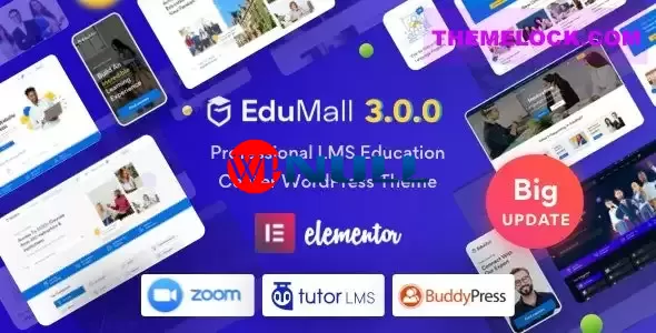 EduMall v3.0.1 – Professional LMS Education Center WordPress Theme