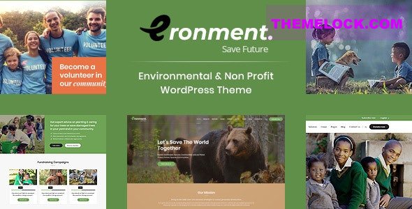 Eronment v1.4 – Environmental WordPress theme