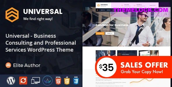 Universal v2.6 – Business Consulting and Professional Services WordPress Theme