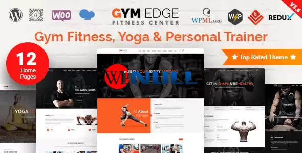 Gym Edge v4.2.6 – Gym Fitness WordPress Theme