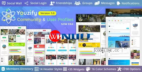 Youzify (formerly Youzer) v3.0.0 – BuddyPress Community & WordPress User Profile Plugin