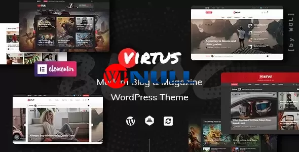 Virtus v1.2.1 – Modern Blog & Magazine WordPress Theme