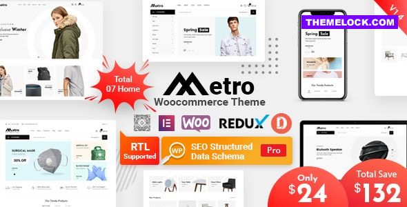 Metro v2.1 – Minimal WooCommerce WordPress Theme