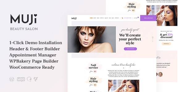 Muji v1.1.2 – Beauty Shop & Spa Salon WordPress Theme