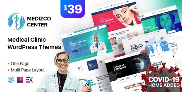 Medizco v2.9 – Medical Health & Dental Care Clinic WordPress Theme