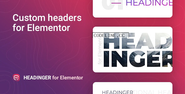 Headinger v1.0.4 – Customizable headings for Elementor