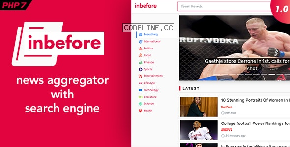InBefore v1.0.4 – News Aggregator with Search Engine