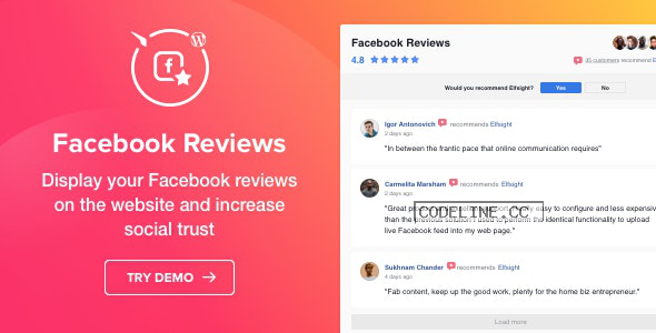 Facebook Reviews v1.2.3 – Facebook Reviews plugin